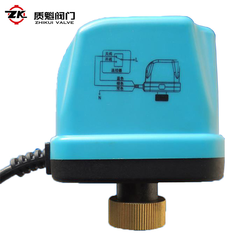 电动三通球阀常开常闭AC220V12V24V中央空调风机盘管温控二通4分