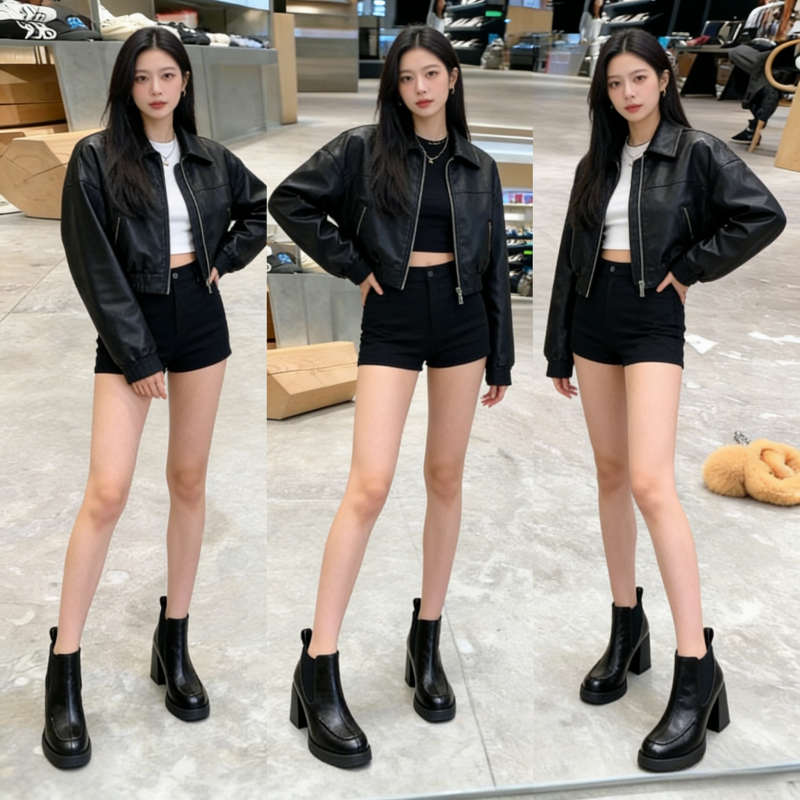 羊皮版~粗高跟简约设计圆头小众深口英伦风女士时尚舒适气质单鞋,淘宝优惠券,粉丝福利购,淘宝优惠卷