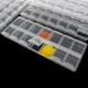 Transparent multi-grid storage box 28 cubicles and 21 cubicles