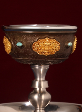 慧宝双层供水杯升级黄铜