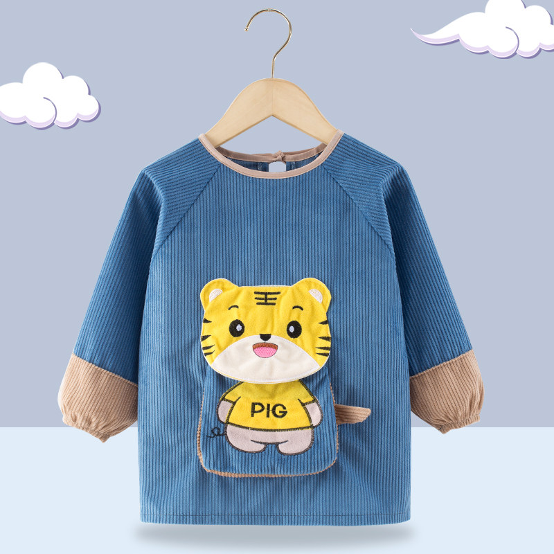 秋冬儿童罩衣宝宝围兜吃饭防水防脏男童围裙婴儿外穿洋气小孩护衣,淘宝优惠券,粉丝福利购,淘宝优惠卷