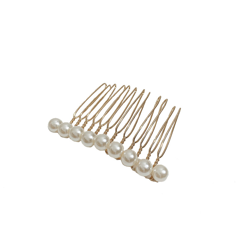 倒插珍珠无痕发夹发梳成年少女网红刘海夹韩国插梳边夹发卡头饰,淘宝优惠券,粉丝福利购,淘宝优惠卷