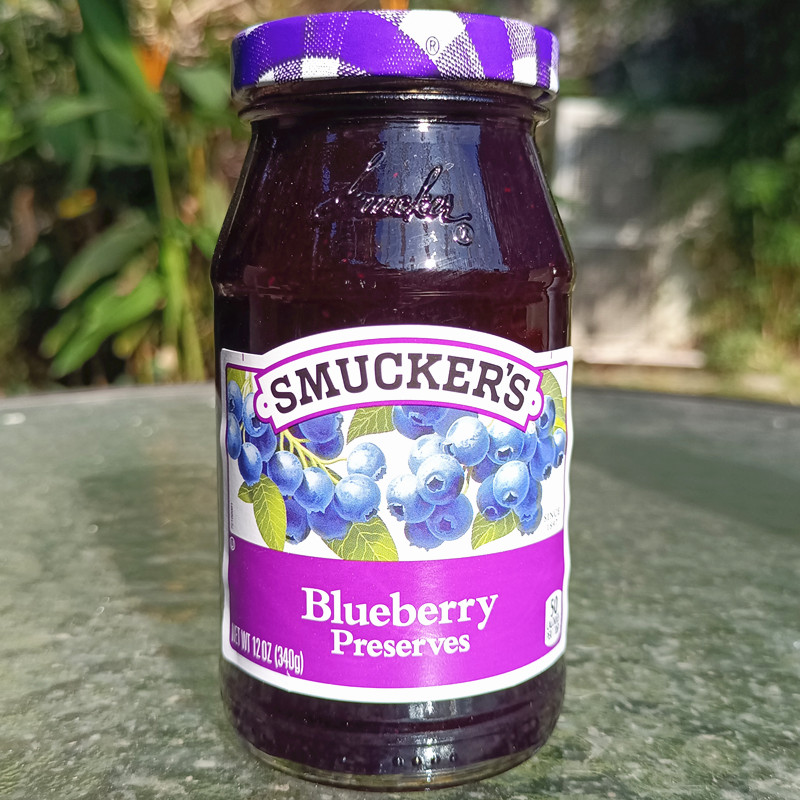 美国进口Smuckers Preserves Jam斯味可涂抹草莓蓝梅果酱340g - 图0