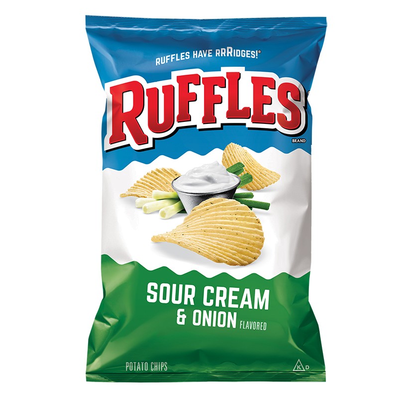 美国进口如福司土豆片 洋葱酸奶味RUFFLES SOUR CREAM & ONION - 图3