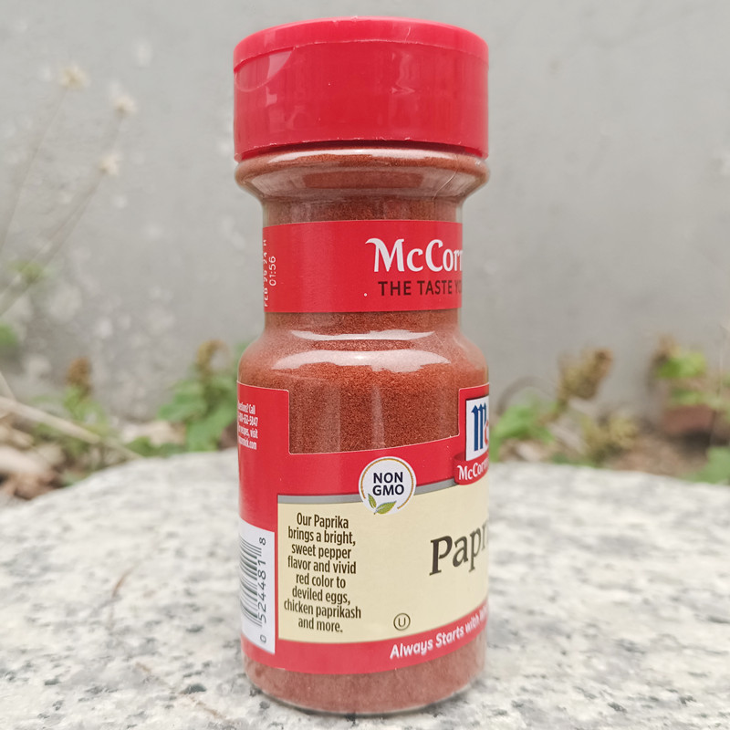 60g美国进口味好美卡真卡宴辣椒粉调味料McCormick Paprika - 图1