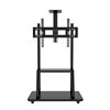Mobile cart with wheels TV floor stand TV stand