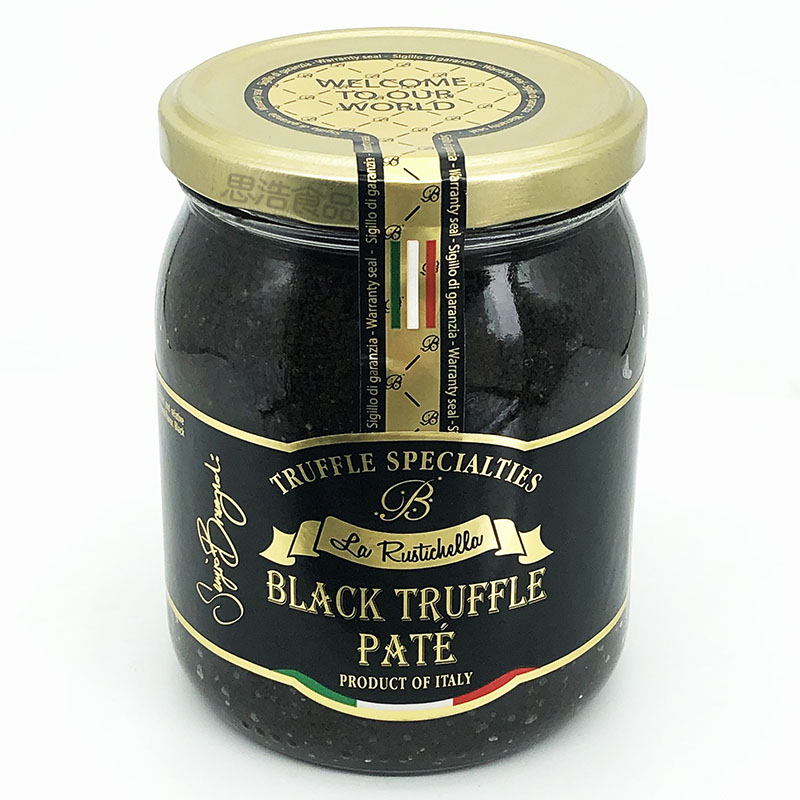 意大利进口乐其雅牌黑松露酱500g黑松露菌酱黑菌酱 BLACK TRUFFLE-图0