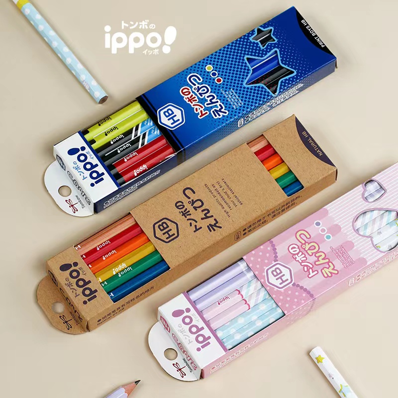 正品日本TOMBOW蜻蜓木头铅笔免费定制刻名字IPPO小学生HB儿童铅笔 - 图0
