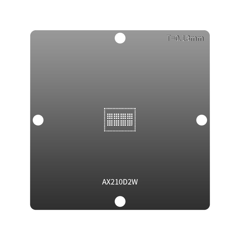 适用于千兆无线网卡AX210D2W植锡网蓝牙WIFI芯片刮锡膏植球钢网 - 图3