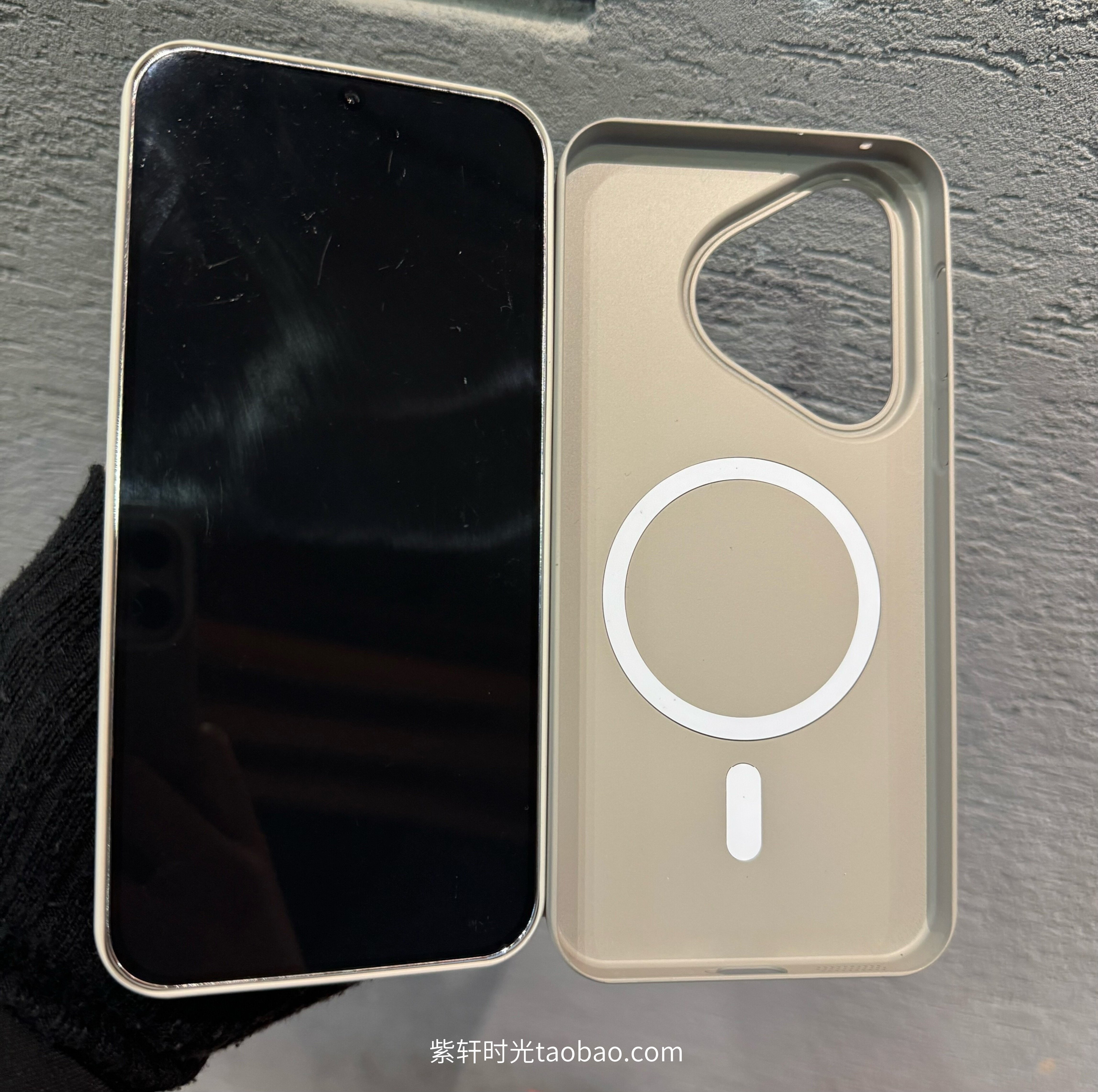 Beats thin circle magnetic suction is suitable for Huawei Pura70pro mobile phone case pura80 skin feel mate70 matte Nova14ultra titanium gray magic8 Honor 400/300 hard shell GTpro