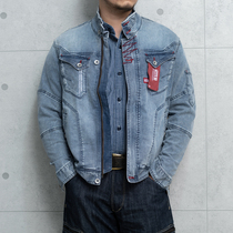 Day Order Overalls Leisure jackets Non-German French Army British Army British Ears Motorcycle Elastic Tactical Denim Jacket Z400