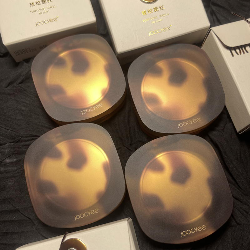 Joocyee酵色腮红琥珀贝壳哑光修容胭脂单色焦糖b01眼影膨胀色裸妆 - 图0