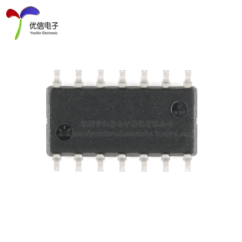 原装正品 74HC08D,653 SOIC-14 四路2输入与门 贴片逻辑芯片 - 图1