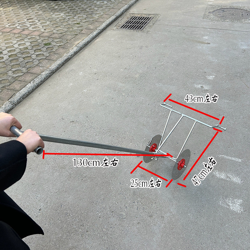 新型农用人工手拉式甘蔗压地膜神器不锈钢大棚地膜机铺盖覆薄膜机,淘宝优惠券,粉丝福利购,淘宝优惠卷