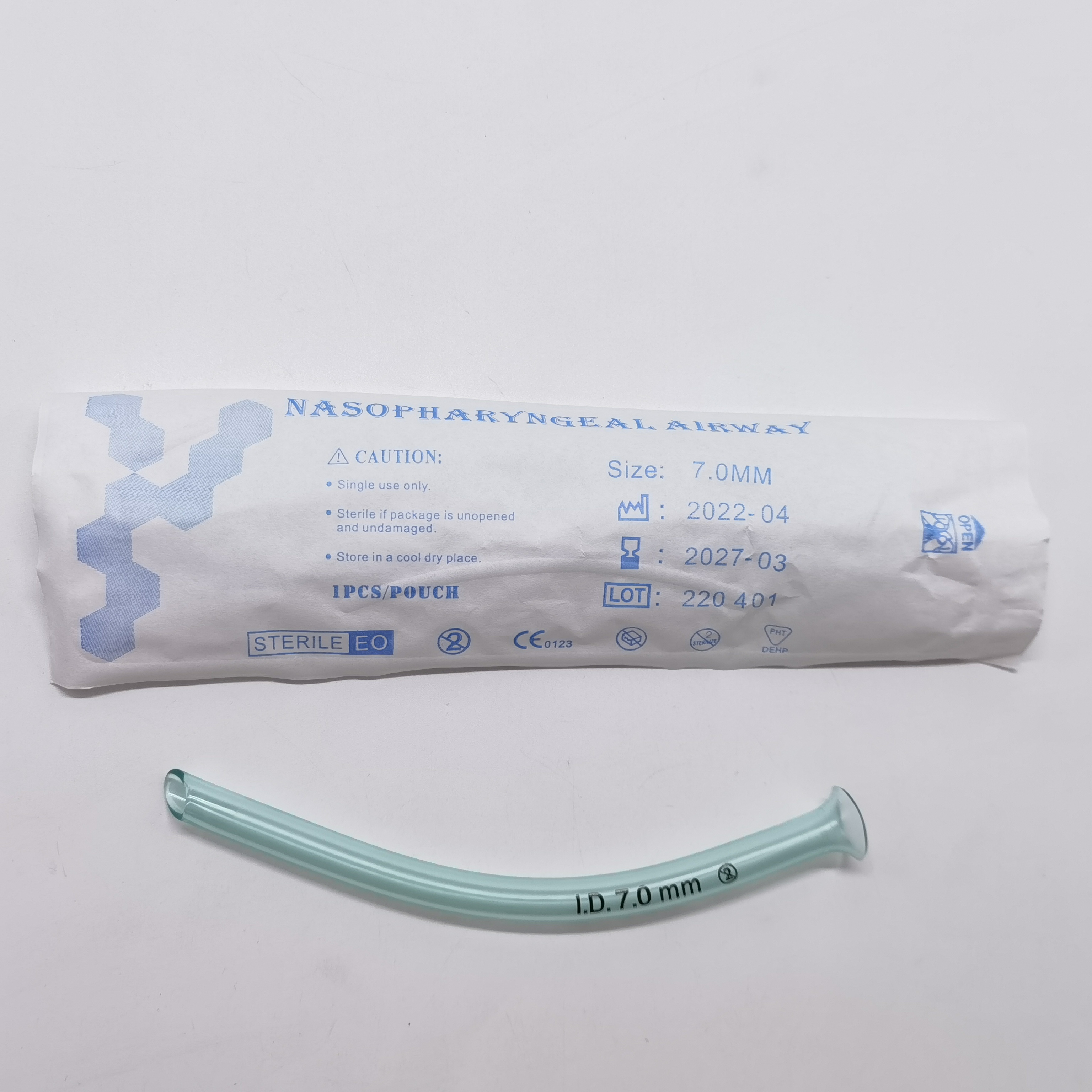 一次性鼻咽通气道 鼻咽管独立包装 配求生工具包润滑剂 供出口