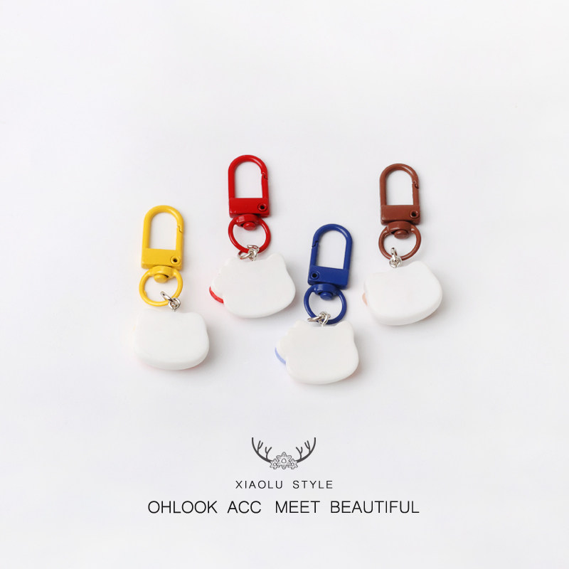 卡通眼镜KT蝴蝶结猫咪钥匙扣小礼品甜美日系挂件闺蜜礼物挂饰品挂,淘宝优惠券,粉丝福利购,淘宝优惠卷