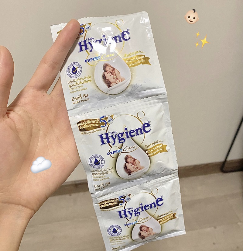 软huhu的baby奶香！泰国Hygiene衣物柔顺剂留香柔软浓缩防静电 - 图0