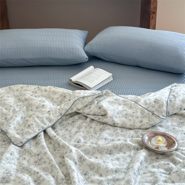 Light luxury goose Modal Tennis Bed Cover Four-piece Set