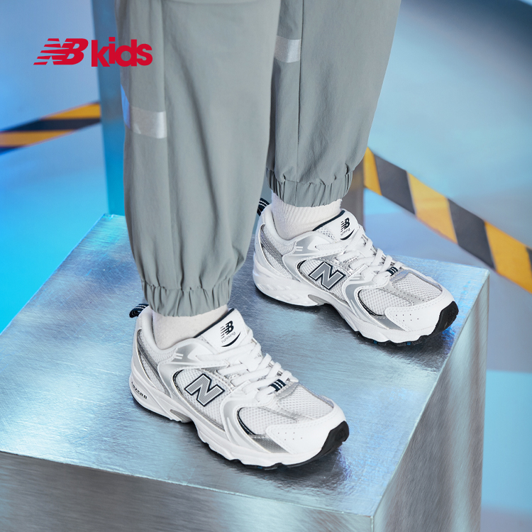 New Balance nb官方童鞋 4~7岁男女童春夏季透气运动老爹鞋MR530