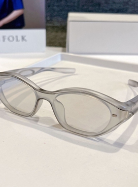 简约骑行复古平面太阳镜男女款