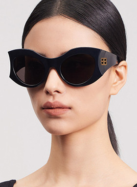 uv400大框欧风嘻哈风字母双B墨镜