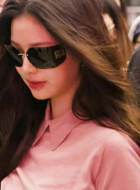 M家曲面一体式曲面女太阳眼镜潮