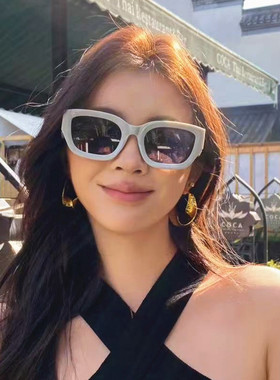 小众撞色设计UV400防紫外线墨镜