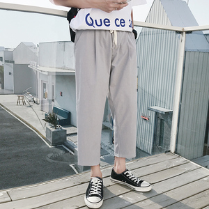 夏季休闲阔腿裤