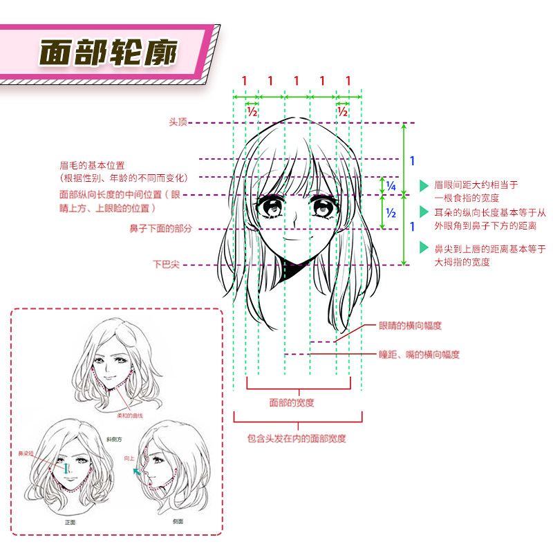 漫画家大课堂漫画人物绘画的基本法则漫画基础教程素描动漫新手初学零基础入门手绘临摹画册本技法书籍q版鬼刀日本古风男生教材_虎窝淘
