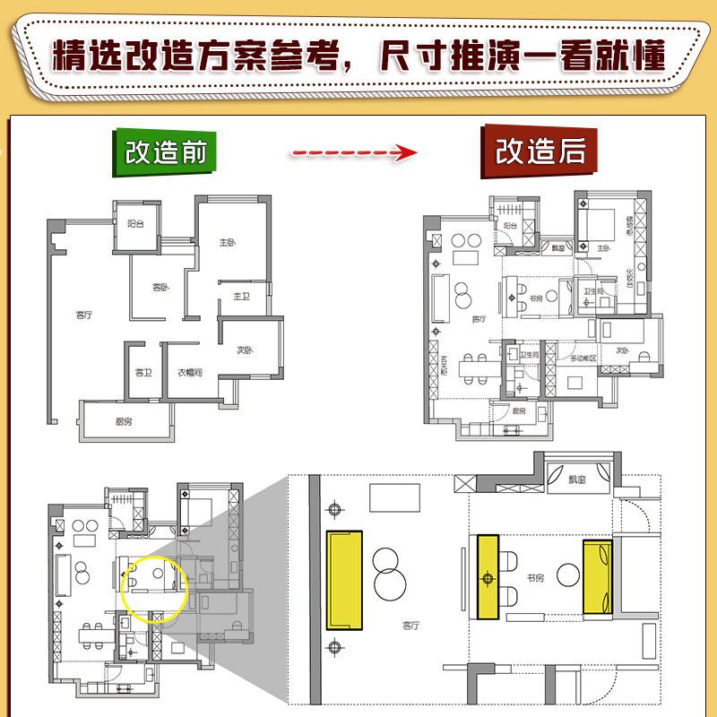 装修锦囊用对尺寸好好住 设计案例效果图全屋定制建筑类书籍畅销书灰糖住宅设计解剖书装修设计室内装修自学设计住宅书凤凰空间 - 图0