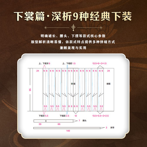 【官方正版】图解汉服版型与制作  汉服制版  汉服缝纫  传统服饰   传统服饰制作 制版 打版  “亲手做华裳” - 图1