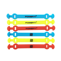 POWERTI buckle anti-shock strip tennis racket with dazzling double-buckle strip shock absorber tennis racket damper