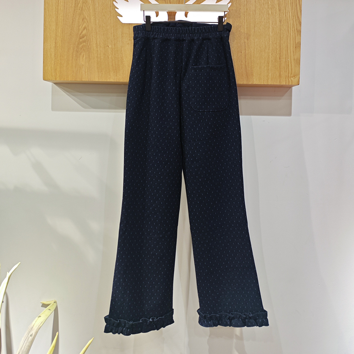 爱美妈咪春秋腰可调毛呢感水洗棉针织孕妇裤柔软孕妇直筒裤62H303,淘宝优惠券,粉丝福利购,淘宝优惠卷