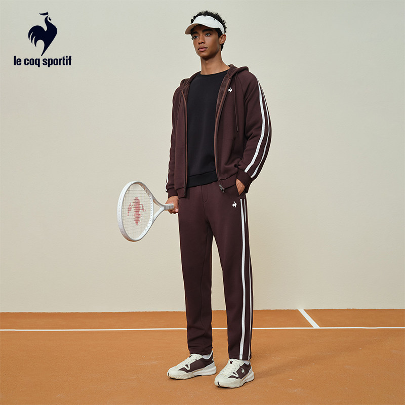 【网球】乐卡克法国公鸡2025年秋冬新品男女同款针织加绒保暖外套,淘宝优惠券,粉丝福利购,淘宝优惠卷