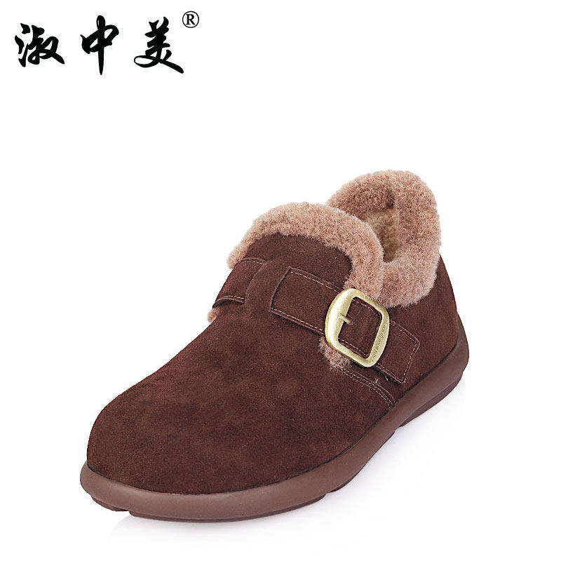 大码脚宽胖肥女鞋41一43棉鞋2025冬季时尚舒适勃肯鞋加绒休闲鞋女,淘宝优惠券,粉丝福利购,淘宝优惠卷