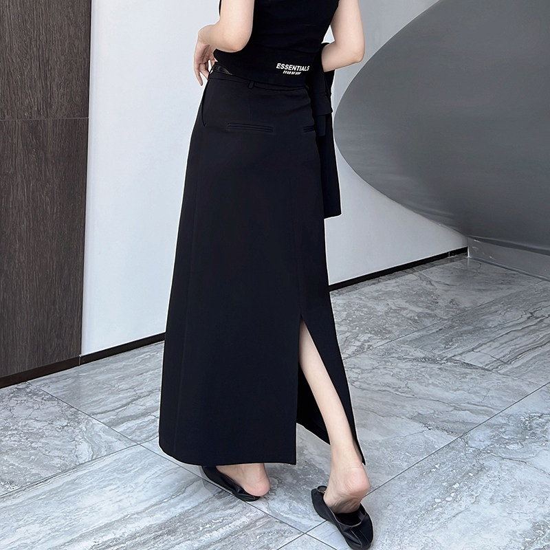 中长款2023年春季新款a字半身裙 娇女王树衣堂半身裙