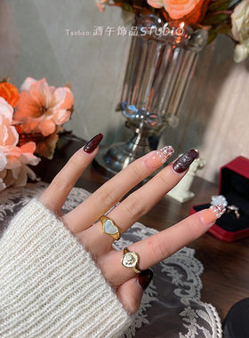 戒指女小众设计感高级感女时尚个性轻奢精致法式复古2021年新款潮