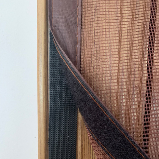 Special anti-mosquito door with Velcro hook and adhesive door curtain