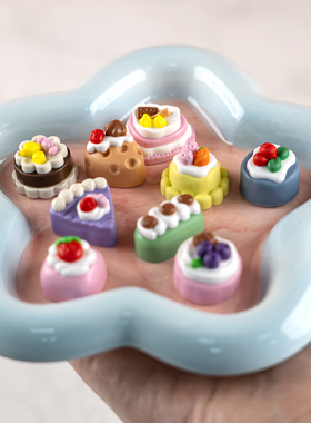 蛋糕造型3D立体洞洞鞋花装饰配件
