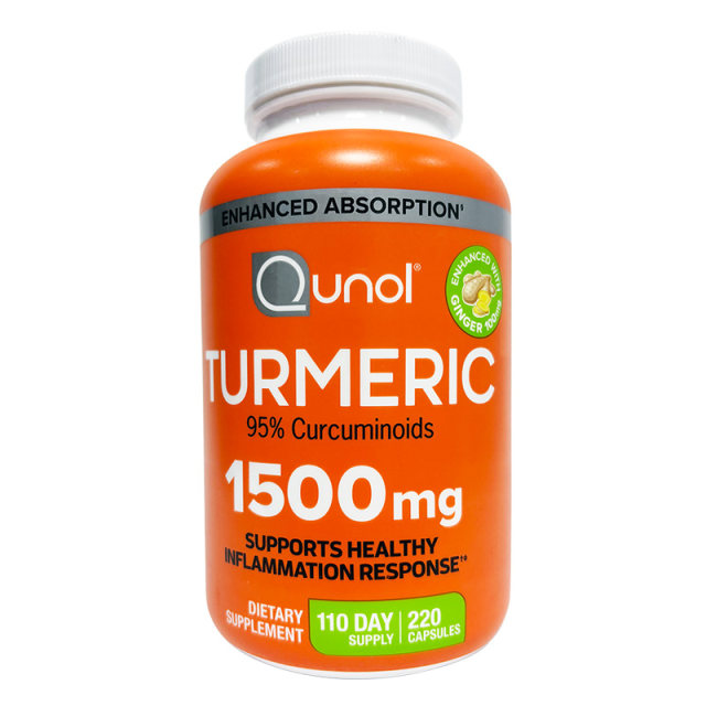Qunol ແຄບຊູນ curcumin pepper ສີດໍາ