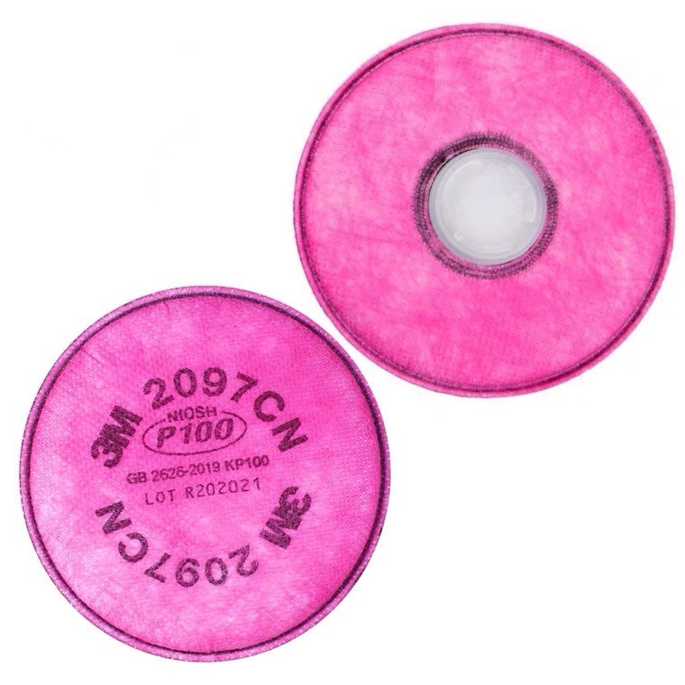 3M 2091过滤棉P100 2097过滤棉7502防毒面具防颗粒物纤维电焊烟尘 - 图2