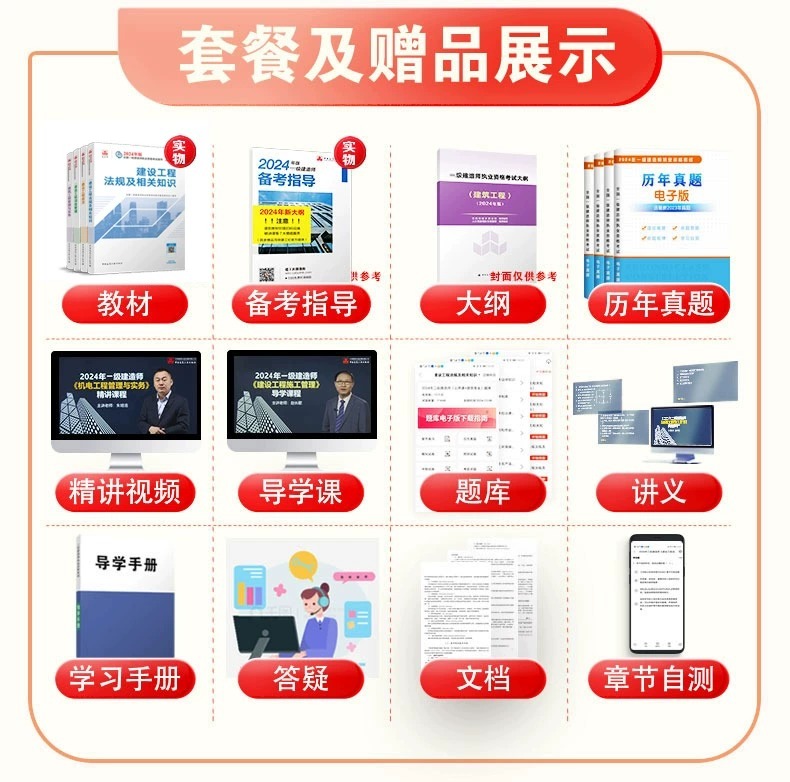 【建工社官方24版】一级建造师2024年教材一建建筑市政机电公路水利水电考试历年真题卷试卷案例题全套建设工程施工管理法规正版书 - 图0