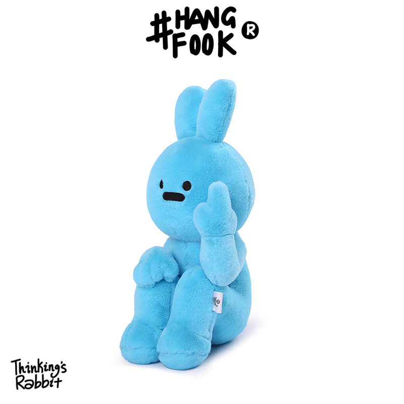 hangfook艺术家联名兔子ins公仔 波波娃玩具毛绒布艺类玩具