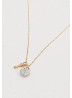 代购kate spade NEW YORK女士项链简约精致优雅时尚金色抛光表面