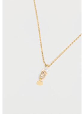 代购kate spade NEW YORK女士项链优雅简约精致百搭金色镀金