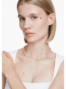 海外代购Swarovski/施华洛世奇女士项链抛光工艺延长链镀金