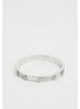 代购kate spade NEW YORK女士手镯简约时尚优雅精致银色奶油色