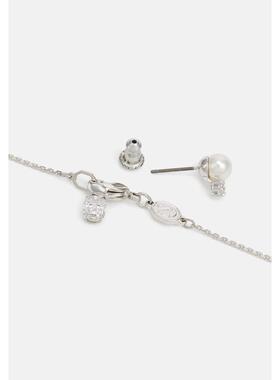 海外代购Swarovski/施华洛世奇女士项链抛光工艺龙虾扣镀铑