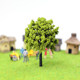 Camphor tree street tree road tree sand tray building model material DIY handmade army green simulation miniature landscape tree