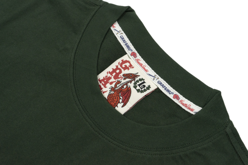 GRAF原创品牌【24Vol.1】社区舞龙刺绣印花结合龙年重磅街头短袖-图3
